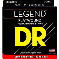 Струны для электрогитары DR FL-11 Legend Flatwound Light 11/48