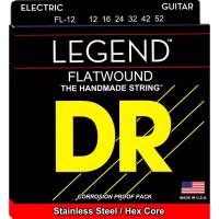 Струни для електрогітари DR FL-12 Legend Flatwound Medium 12/52