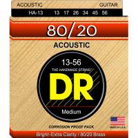 Струны для акустической гитары DR HA-13 Hi-Beam 80/20 Bronze Medium 13/56