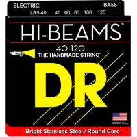 Струни для бас-гітари DR LR5-40 Hi-Beam Stainless Steel 5 String Light 40/120