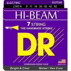 Струны для электрогитары DR LTR7-9 Hi-Beam Nickel Plated Hex Core Light 7 Strings 9/52