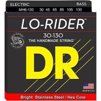 Струни для бас-гітари DR MH6-130 Lo-Rider Stainless Steel Medium 6-String 30/130