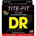 Струны для электрогитары DR MT-10 Tite-Fit Nickel Plated Medium-Tite 10/46