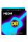 Струни для акустичної гітари DR NBA-11 Hi-Def Neon Blue K3 Coated Medium-Light 11/50