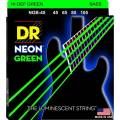 Струны для бас-гитары DR NGB-45 Hi-Def Neon Green K3 Coated Medium 45/105