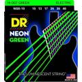 Струны для электрогитары DR NGE-10 Hi-Def Neon Green K3 Coated Medium 10/46