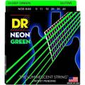 Струны для электрогитары DR NGE-9/46 Hi-Def Neon Green K3 Coated Light Heavy 9/46