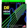 Струны для электрогитары DR NGE7-10 Hi-Def Neon Green K3 Coated Medium 7-String 10/56