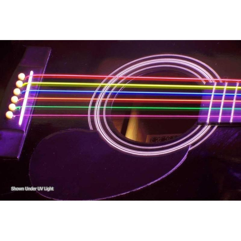 Струны для акустической гитары DR NMCA2-11 Hi-Def Neon Multi-Color K3 Coated 11/50 - 2 Pack