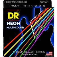 Струны для электрогитары DR NMCE-10 Hi-Def Neon Multi-Color K3 Coated Medium 10/46