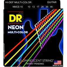 Струны для электрогитары DR NMCE-10 Hi-Def Neon Multi-Color K3 Coated Medium 10/46
