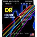 Струны для электрогитары DR NMCE-11 Hi-Def Neon Multi-Color K3 Coated Heavy 11/50