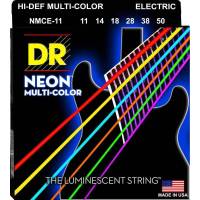 Струны для электрогитары DR NMCE-11 Hi-Def Neon Multi-Color K3 Coated Heavy 11/50