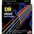 Струни для електрогітари DR NMCE-9 Hi-Def Neon Multi-Color K3 Coated Light 9/42