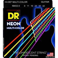 Струны для электрогитары DR NMCE-9 Hi-Def Neon Multi-Color K3 Coated Light 9/42