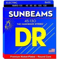 Струны для бас-гитары DR NMR5-130 Sunbeams Nickel Plated 5 String Medium 45/130