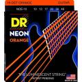 Струны для электрогитары DR NOE-10 Hi-Def Neon Orange K3 Coated Medium 10/46