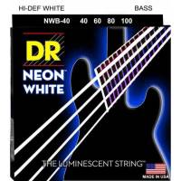 Струни для бас-гітари DR NWB-40 Hi-Def Neon White K3 Coated Light 40/100