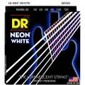 Струны для бас-гитары DR NWB6-30 Hi-Def Neon White K3 Coated Medium 6 Strings 30/125