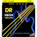 Струны для бас-гитары DR NYB-45 Hi-Def Neon Yellow K3 Coated Medium 45/105