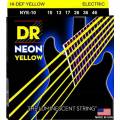 Струны для электрогитары DR NYE-10 Hi-Def Neon Yellow K3 Coated Medium 10/46