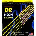 Струны для электрогитары DR NYE7-11 Hi-Def Neon Yellow K3 Coated Heavy 7-String 11/60