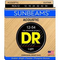 Струны для акустической гитары DR RCA-12 Sunbeams Phosphor Bronze Light 12/54