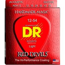 Струны для акустической гитары DR RDA-12 Red Devils Phosphor Bronze Light 12/54