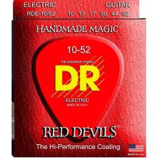 Струны для электрогитары DR RDE-10/52 Red Devils Medium-Heavy Coated 10/52