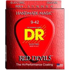 Струны для электрогитары DR RDE-9 Red Devils Light Coated 9/42