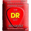 Струны для электрогитары DR RDE-9/46 Red Devils Light Heavy Coated 9/46