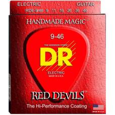 Струны для электрогитары DR RDE-9/46 Red Devils Light Heavy Coated 9/46