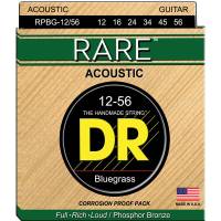 Струны для акустической гитары DR RPBG-12/56 Rare Phosphor Bronze Bluegrass 12/56
