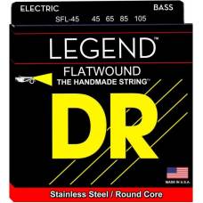 Струны для бас-гитары DR SFL-45 Legend Flatwound Medium 45/105