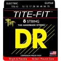 Струны для электрогитары DR TF8-10 Tite-Fit Nickel Plated Medium 8 Strings 10/75