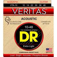 Струни для акустичної гітари DR VTA-10 Veritas Phosphor Bronze Extra Light 10/48
