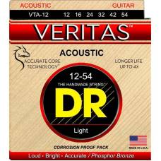 Струны для акустической гитары DR VTA-12 Veritas Phosphor Bronze Light 12/54