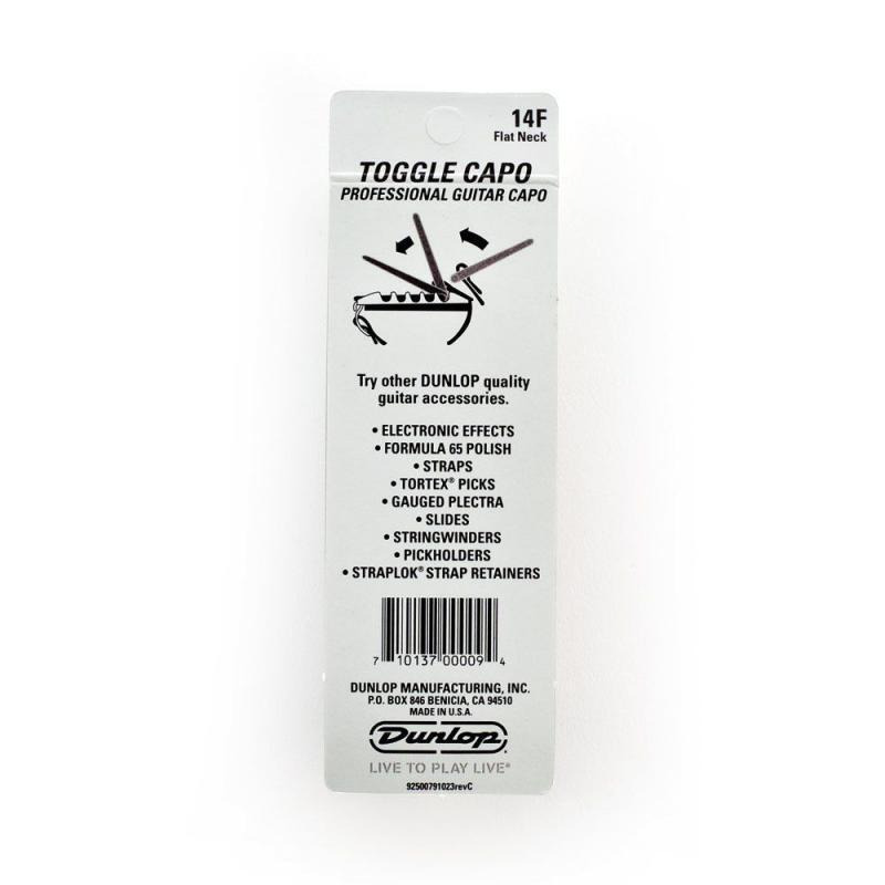 Каподастр Dunlop 14FD Toggle Professional Capo Flat