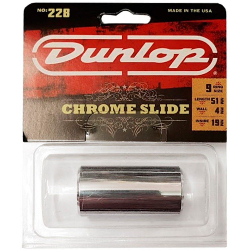 Слайдер Dunlop Chromed Brass Slide 228