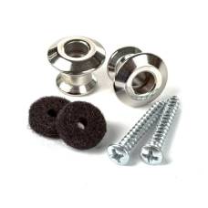 Стреплоки для ремня DUNLOP STRAPLOK DUAL DESIGN STRAP BUTTON SET - NICKEL