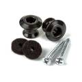 Стреплоки для ремня DUNLOP STRAPLOK DUAL DESIGN STRAP BUTTON SET - BLACK