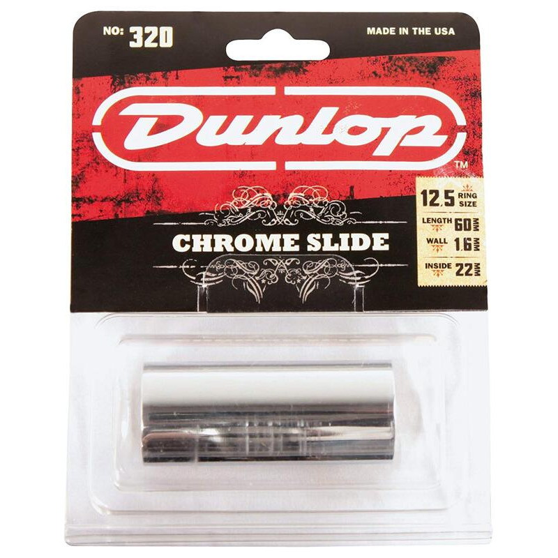 Слайдер Dunlop Chromed Steel Slide 320