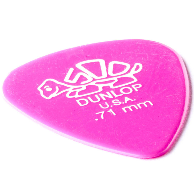 Медиатор Dunlop 4100 Delrin 500 Standard Plectrum Guitar Pick 0.71 mm (1 шт.)