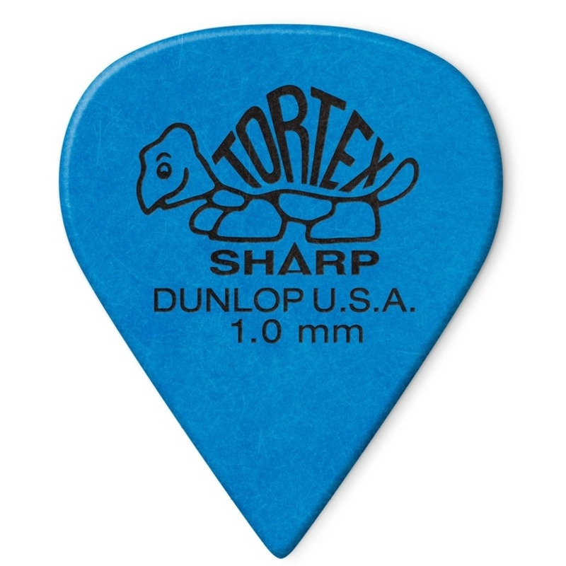 Медіатори Dunlop 412P1.0 Tortex Sharp Player's Pack 1.0 mm (12 шт.)