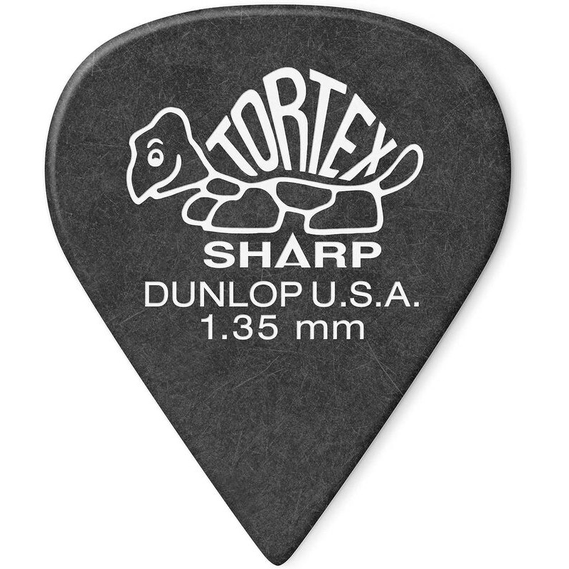 Медіатори Dunlop 412P1.35 Tortex Sharp Player's Pack 1.35 mm (12 шт.)