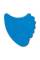 Медиатор Dunlop 4141-1.0 Tortex Fin Pick 1.0 mm (1 шт.)