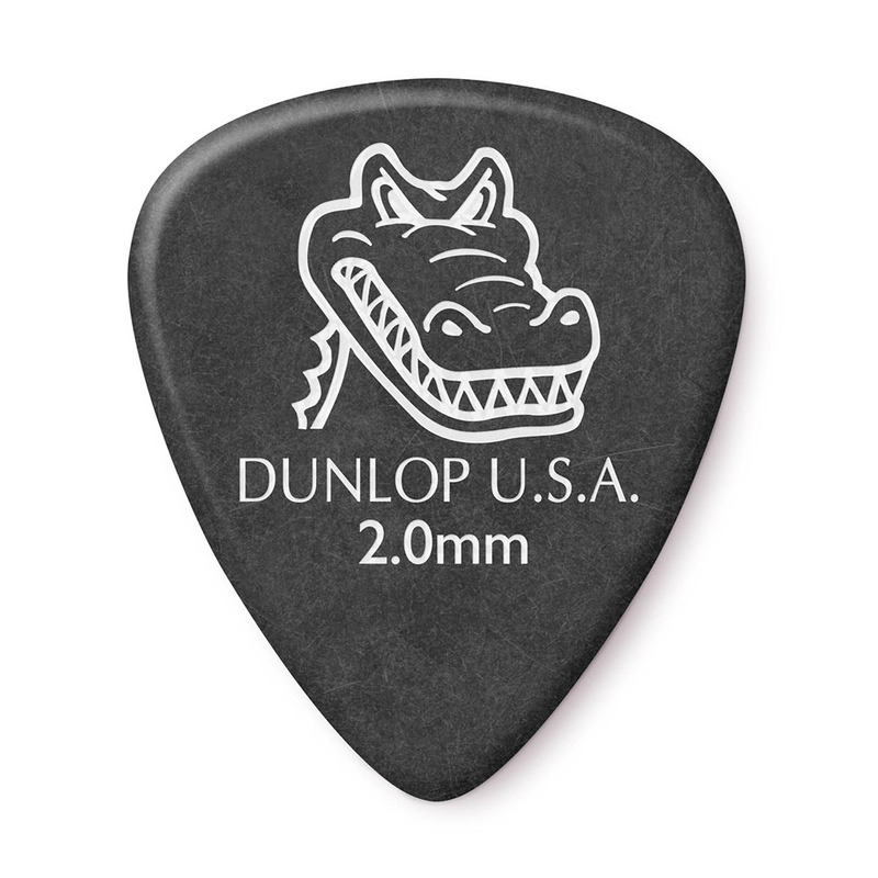 Медиаторы Dunlop 417P2.0 Gator Grip Player's Pack 2.0 mm (12 шт.)