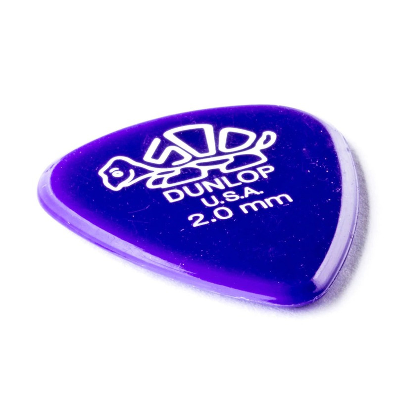 Медиаторы Dunlop 41P2.0 Delrin 500 Standard Plectrum Player's Pack 2.0 mm (12 шт.)