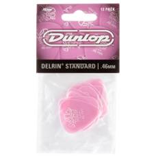Медиаторы Dunlop 41P.46 Delrin 500 Standard Plectrum Player's Pack 0.46 mm (12 шт.)