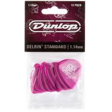 Медиаторы Dunlop 41P1.14 Delrin 500 Standard Plectrum Player's Pack 1.14 mm (12 шт.)